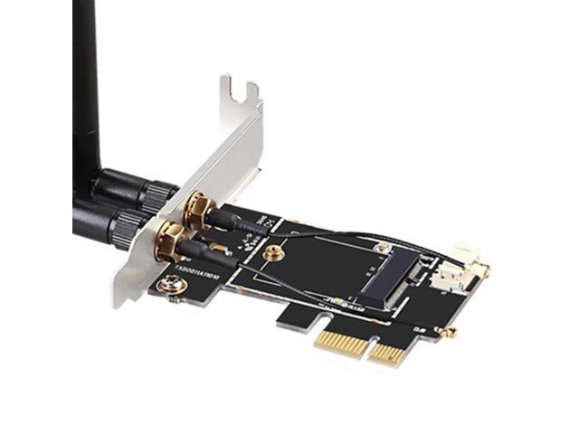 Wireless Card to pciE-1X to NGFF-Ekey PCIE Laptop Pc WIFI WLAN Card Adapter