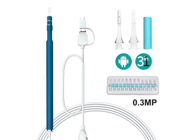 In Ear Cleaning Endoscope USB Visual Ear Spoon 55mm 03MP Mini Camera Android PC Ear pick Otoscope Borescope Tool Health Care