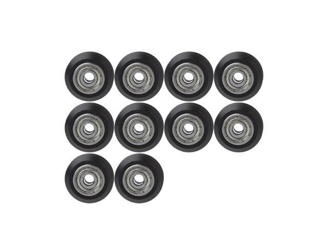 10Pcs Double-V Type Passive Round Wheel With Bearing Idler Pulley Gear For 3D Printer