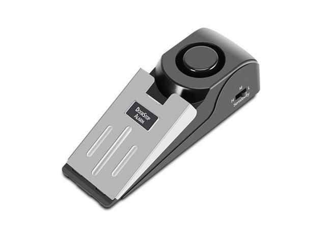 Mini Wireless Vibration Alarm 120dB Door Stop Alarm for home Wedge Shaped Stopper Alert Security System Block Blocking System