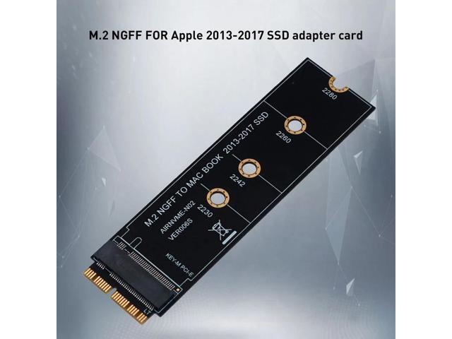 M2 NVME SSD Convert Adapter Card for Upgrade MacBook Air 2013-2017 NVME/AHCI SSD 2230 2242 2260 2280