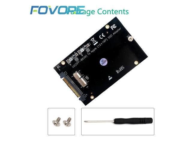 M2 SSD Adapter SSD M2 Adapter for SSD Drive SFF-8639 U2 Adapter Card Kit for MacBook Air Pro Retina 2013 2014 2015 2016 2017 M2