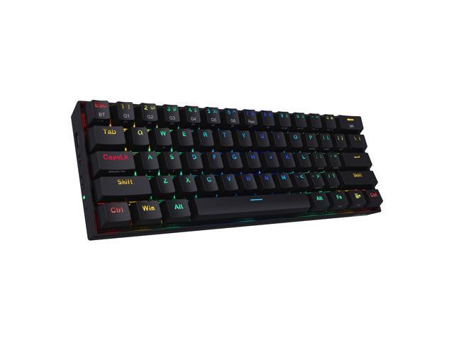 Redragon K530 Draconic 60% Compact RGB Wireless Mechanical Keyboard 61 Keys TKL Designed 50 Bluetooth Gaming Keyboard with Brown Switches and