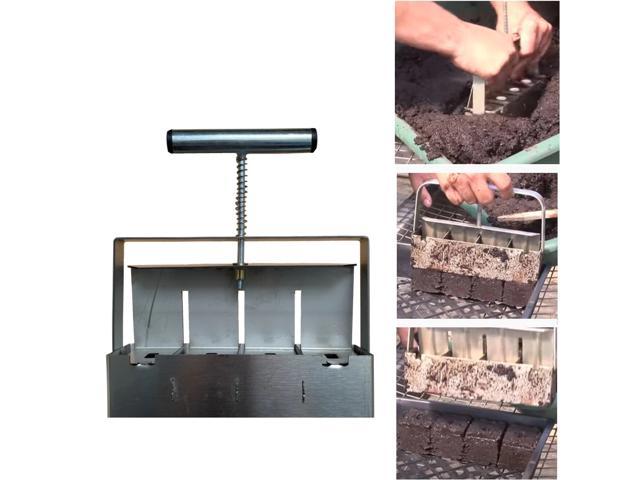 Handheld Seedling Soil Block Maker Quickly Make Soil Block For Garden Prep Professional Garden Tools with Dibble