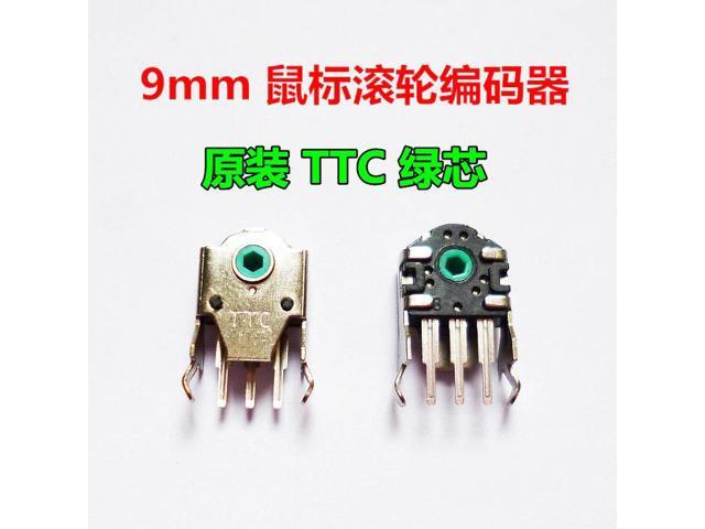 2pcs TTC encoder for logitech G403 G603 G703 9mm green core mouse wheel encoder