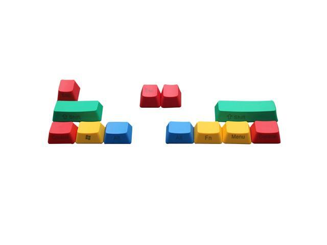 10pcs Accessories OEM Profile SHIFT ESC Keycap Set RGBY Color Mechanical Keyboard Replacement Thick Dyesub Gaming Durable Cover