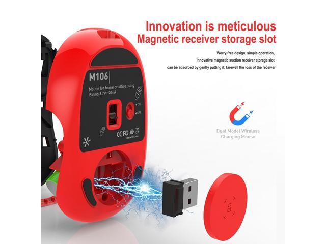 24G Mini Multifunction Bluetooth 50 Universal Portable Rechargeable For Laptop Practical Home Office Wireless Mouse Cordless