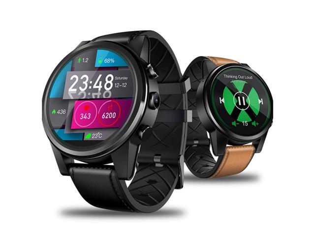 16 inch Display Bluetooth 40 Smart Watch Sport Fitness Tracker GPS Wristwatch Multifunctional Hybrid Leather Watch Strap