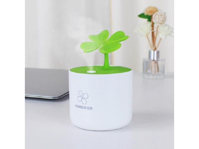 Mini Air Humidifier Clover Design Desktop Home Office Car Air Purifier Humidifier