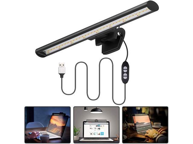 Anpro 3W USB Laptop Dimmable Eye Protection Smart Screen Hanging Lamp Table Clip Reading Lamp