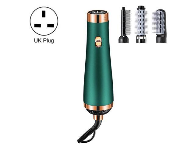 Strong Wind Hair Dryer Hot Air Comb 3 in 1 Multifunctional Hair Straightener Curling Iron Hair Dryer Product specifications: UK Plug
