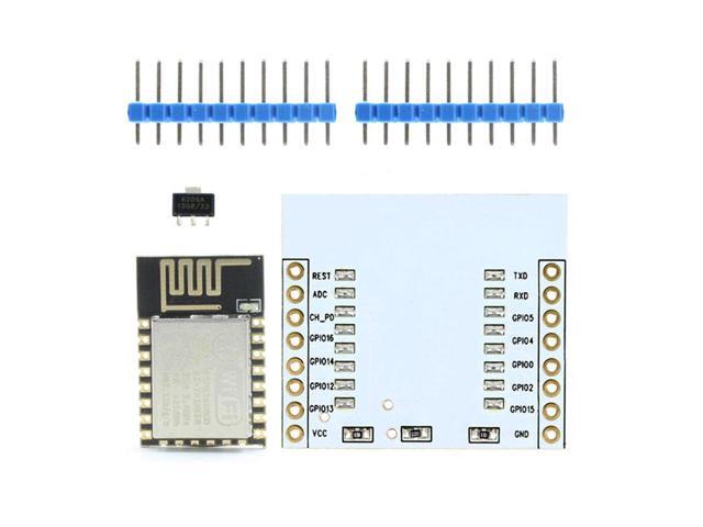 LDTR - WG0014 ESP-12 ESP8266 Serial WiFi Wireless Module - White and Black