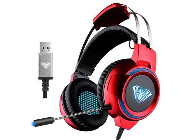 AULA G91 71 Channel USB LED Gaming Headset with Mic