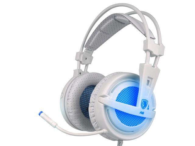 SADES A6 USB Gaming Headset 71 Channel Wired Headphone with Wire Control + Mic + Breathing Light for PC Laptop