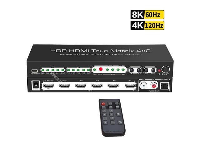 8K@60Hz HDMI Audio Extractor w/ ARC Function