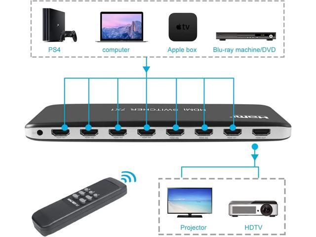NeweggBusiness - (AU Plug)(HDMI Switch 7x1)HDMI 2.0 Switcher