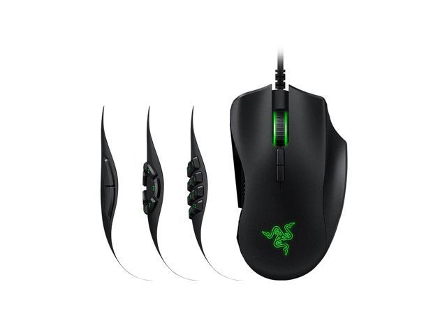 Razer Naga Gaming Mouse Wired Mice 16000 DPI Optical Sensor Chroma RGB Lighting 2/7/12 Button Mechanical Switches Gaming Mouse