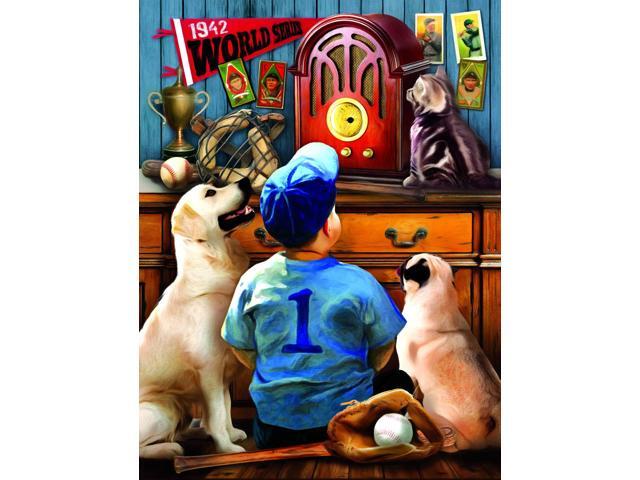 Listening to The Game 300 pc Jigsaw Puzzle by SUNSOUT INC