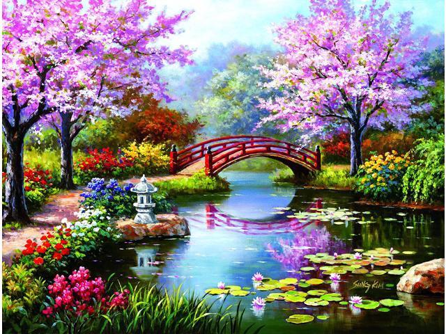 Japanese Garden in Bloom 300 pc Jigsaw Puzzle