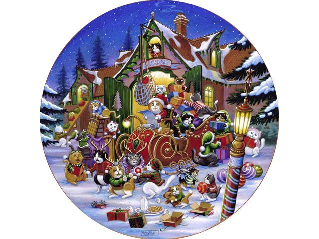 Here Comes Santa Paws Road 500 pc Jigsaw Puzzle by SUNSOUT INC
