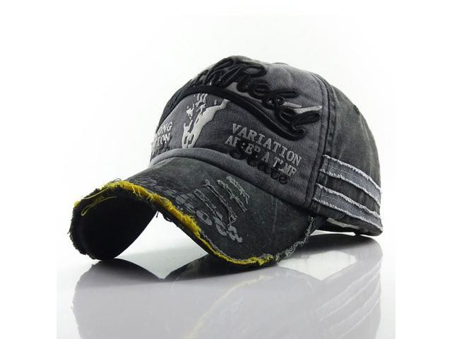 Hot Baseball Cap Men Hip Hop Hat Washed Cloth Retro Letter Bone Sun Hats Adjustable Casual Hat Women's Hat Cotton Icon Cap