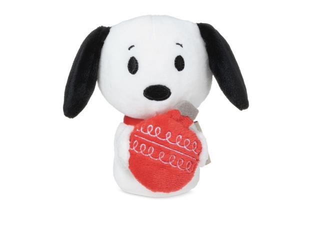 Hallmark Peanuts Christmas Snoopy with Ornament Itty Bittys Plush New with Tag