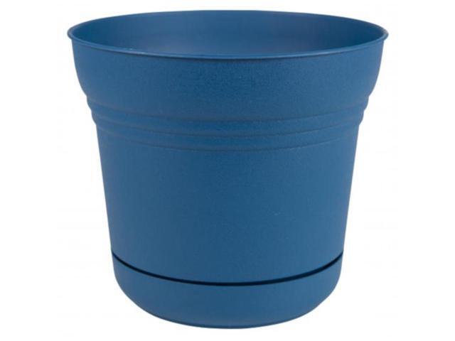 Bloem 5 in Dia Polyresin Saturn Planter Blue - Case Of: 1;