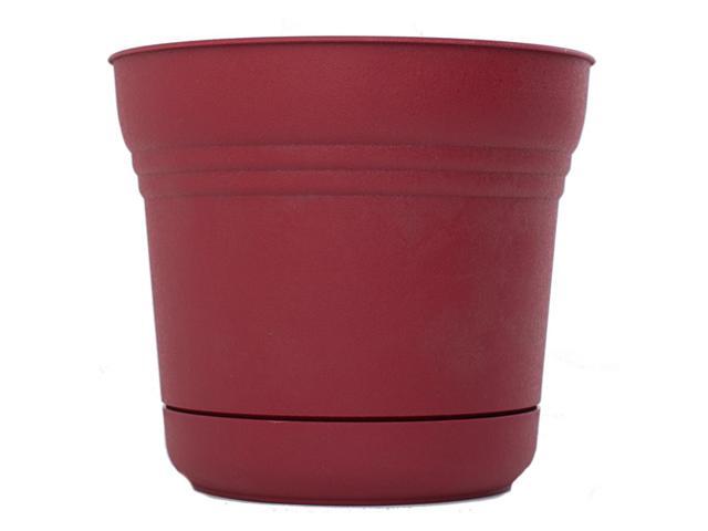 Bloem 85 in H x 10 in W Plastic Saturn Planter Burnt Red - Case Of: 1;