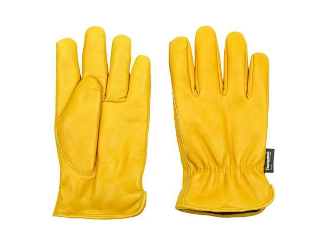 Wells Lamont Men's Cowhide Leather Cold Weather Work Gloves Yellow XXL 1 pk - Case Of: 1; Each Pack Qty: 1;