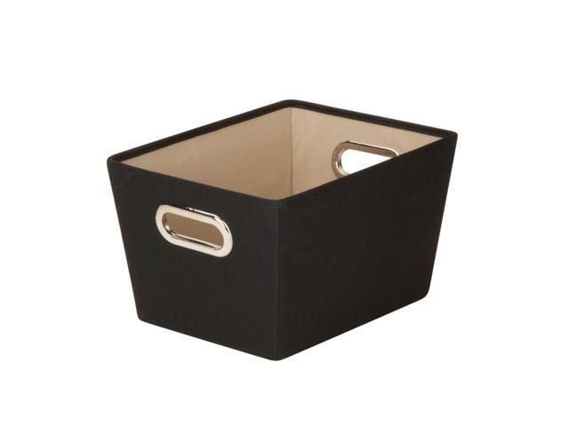 Honey Can Do 7-9/16 in H x 9-13/16 in W x 13 in D Fabric Storage Bin - Case Of: 1; Each Pack Qty: 1;