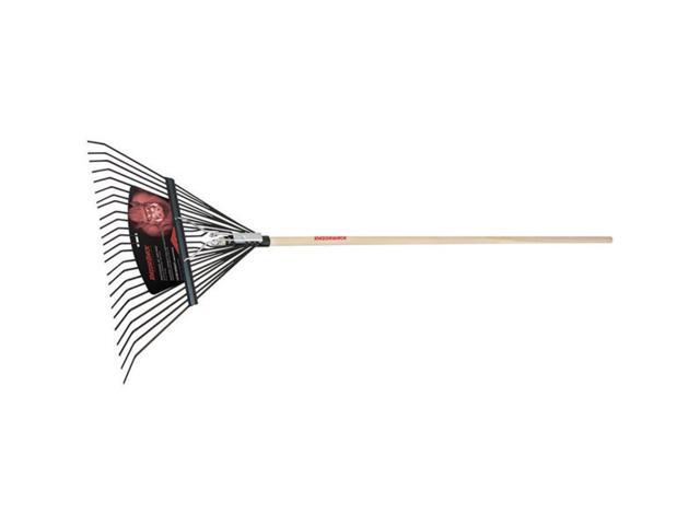 Razor-Back 68 in L x 23 in W Steel Leaf Rake Wood - Case Of: 12