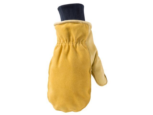 Wells Lamont L Cowhide Leather Winter Palomino Mittens - Case Of: 1; Each Pack Qty: 1;