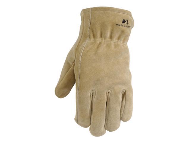 Wells Lamont XXL Suede Cowhide Driver Brown Gloves - Case Of: 1; Each Pack Qty: 1;