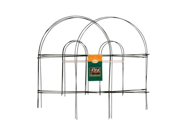Panacea 10 ft L x 18 in H Metal Green Garden Fence - Case Of: 24;