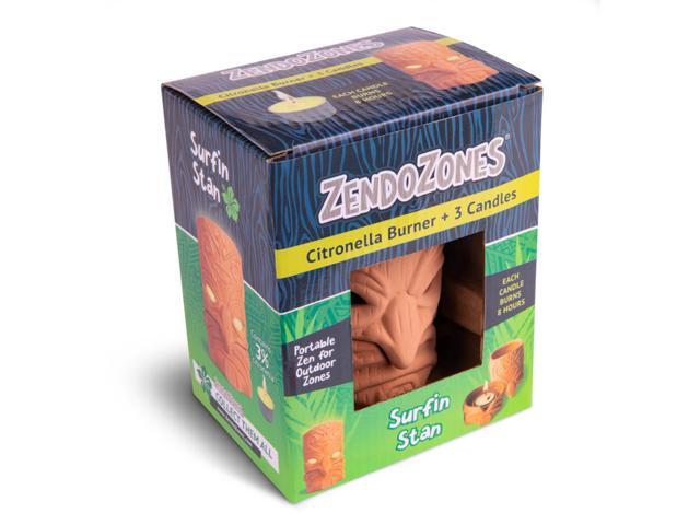 ZendoZones Citronella Candle with Holder Candle For Mosquitoes 1 pk - Case Of: 6; Each Pack Qty: 1;