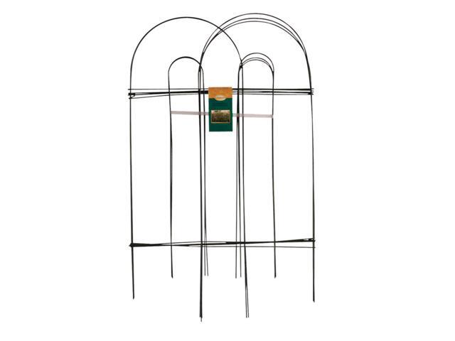 Panacea 10 ft L x 32 in H PVC Green Garden Fence - Case Of: 10