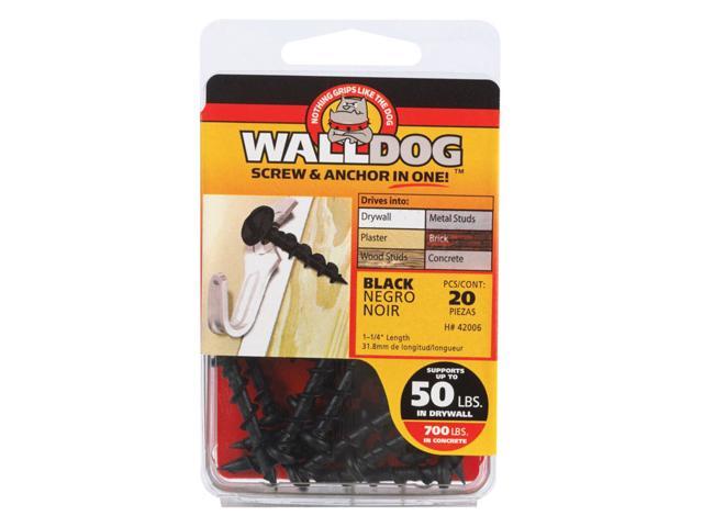 Hillman 3/16 in Dia x 1-1/4 in L Stainless Steel Pan Head Walldog Screw & Anchor 20 pk - Case Of: 10; Each Pack Qty: 20; Total Items Qty: 200
