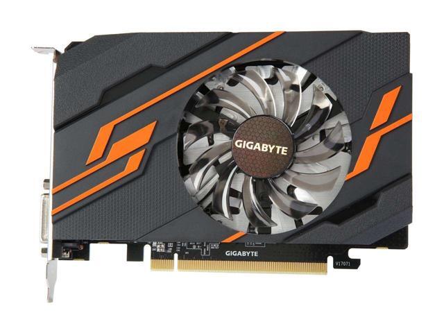 GIGABYTE GeForce GT 1030 OC GDDR5 DirectX 12 GV-N1030OC-2GI 2GB 64-Bit PCI Express 30 x16 Video Card