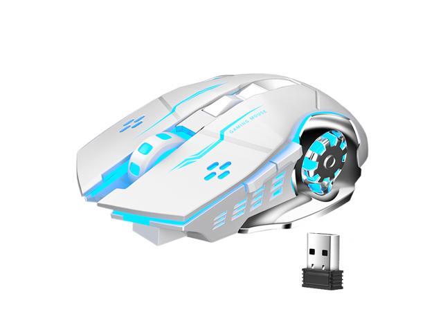 AULA SC100 Wireless Gaming Mouse Rechargeable 2400 DPI 7 Buttons Ergonomic Optical USB Mouse for PC Laptop Desktop