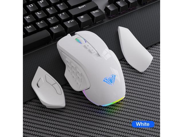 AULA H510 RGB Wired Gaming Mouse 10000 DPI Side Buttons Macro Programmable Ergonomic 14 Keys Backlit Gamer Mice For Laptop Desktop PC