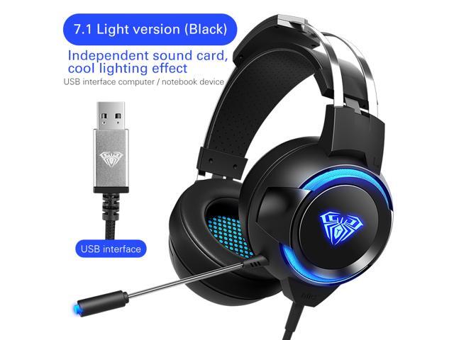 AULA G91 Gaming Headset Computer Headphone Gamer Deep Bass for PC Laptop Computer