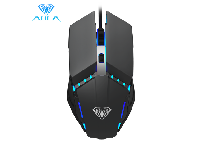 AULA S31 Game Mouse Pro LED Wired Gaming Mouse With Breathing Backlight Effect For PC Computer Laptop Mice