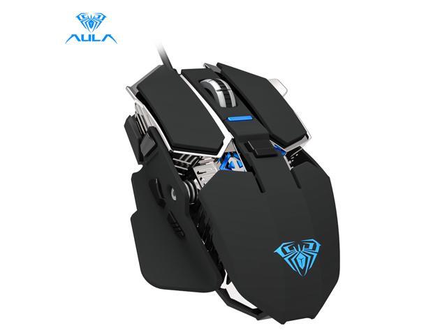 Aula H506 gaming mouse full-key macro programming gaming mouse colorful atmosphere light suitable for gamers