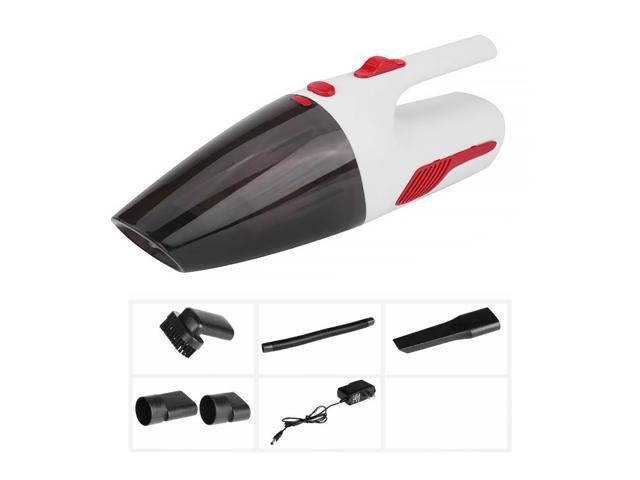 Black Handheld Duster Dirt Collector Vacuum Cleaner Dust Cleaner with Light Wet And Dry Dual Use Wireless Charging Cleaner for Car Home (US Plug)