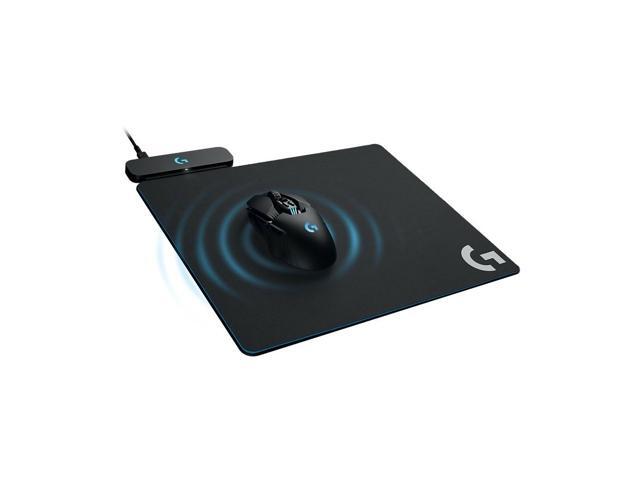 Logitech G Powerplay Wireless Charging System Cloth Hard Gaming Mouse Pad Black