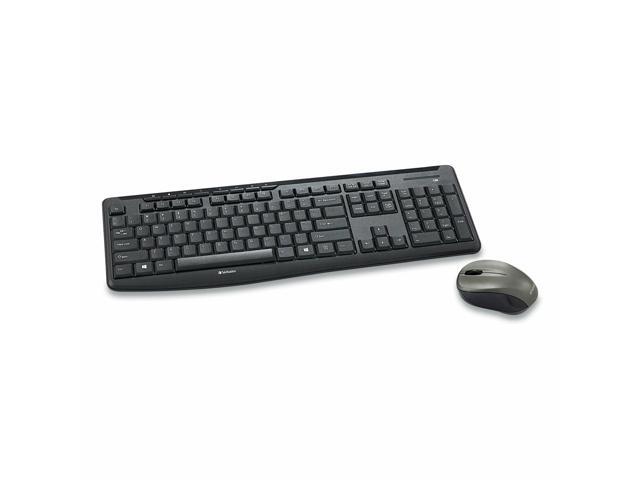 99779 Silent 24Ghz Wireless Mouse And Keyboard - Black
