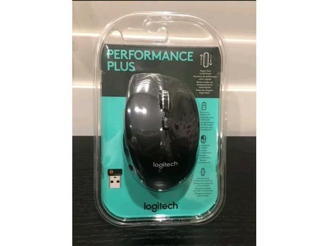 Sealed-Logitech Performance Plus 7-Buttons Wireless Usb Mouse Nano Unifying