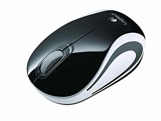 Recertified - Logitech M187 Wireless Mini Mouse Black Very Good
