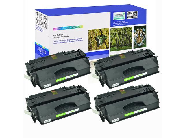 4Pk Q7553x 53X Black Toner Cartridge For Hp P2014 P2015 P2015d M2727nf Mfp