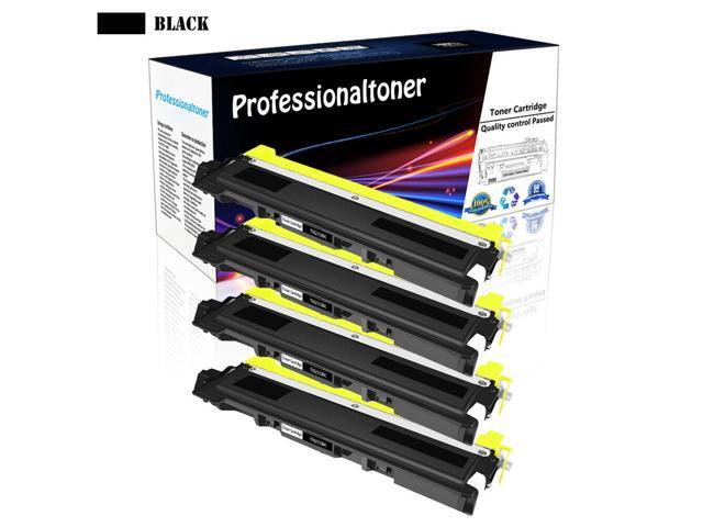 4Pk Tn210 Black Toner Compatible For Brother Dcp-9010Cn Hl-3045Cn Mfc-9010Cn